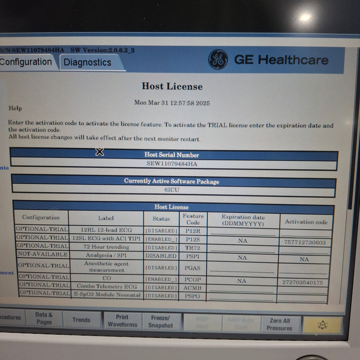 GE Healthcare GE Healthcare Carescape B650 Critical Care Patient Monitor Patient Monitors reLink Medical