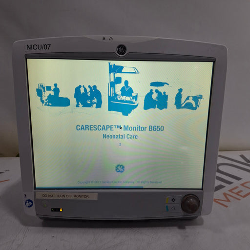 GE Healthcare GE Healthcare Carescape B650 Neonatal Care Patient Monitor Patient Monitors reLink Medical