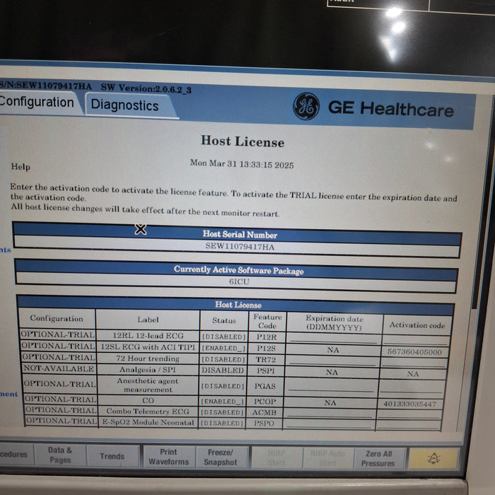 GE Healthcare GE Healthcare Carescape B650 Critical Care Patient Monitor Patient Monitors reLink Medical