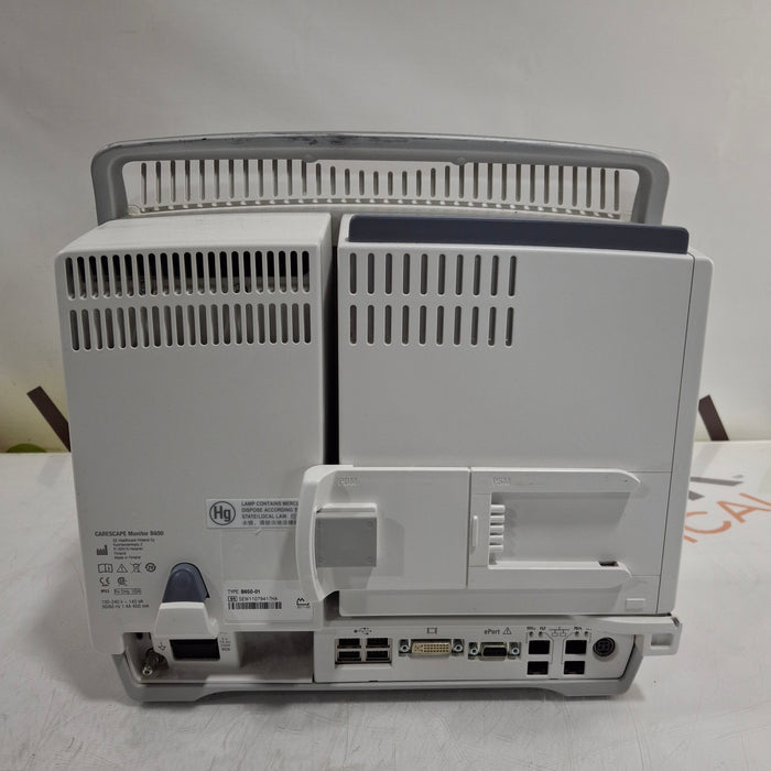 GE Healthcare GE Healthcare Carescape B650 Critical Care Patient Monitor Patient Monitors reLink Medical