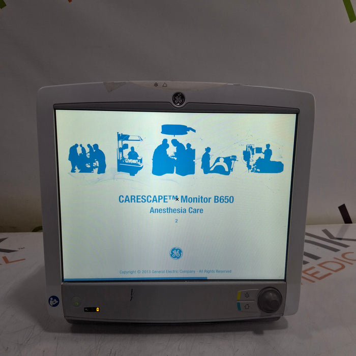GE Healthcare GE Healthcare Carescape B650 Anesthesia Care Patient Monitor Patient Monitors reLink Medical