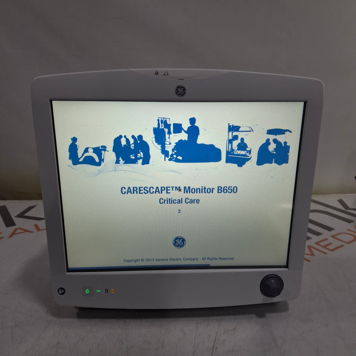 GE Healthcare GE Healthcare Carescape B650 Critical Care Patient Monitor Patient Monitors reLink Medical