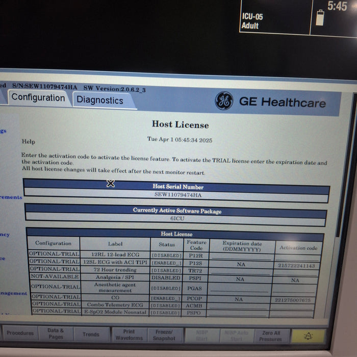 GE Healthcare GE Healthcare Carescape B650 Critical Care Patient Monitor Patient Monitors reLink Medical