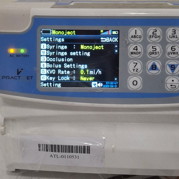 Practivet Practivet PV1000S Syringe Pump Infusion Pump reLink Medical