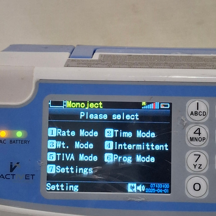 Practivet Practivet PV1000S Syringe Pump Infusion Pump reLink Medical