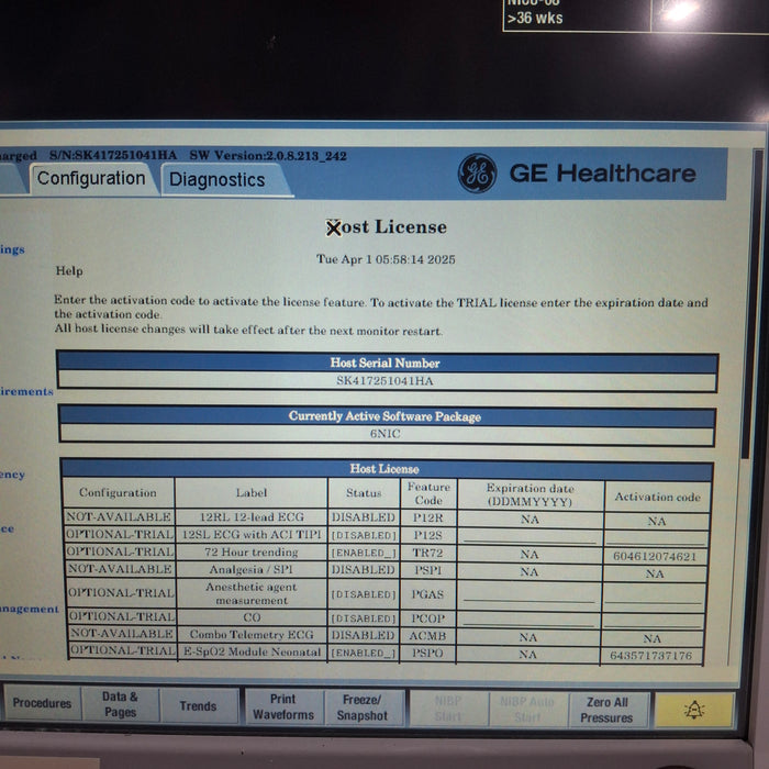 GE Healthcare GE Healthcare Carescape B650 Neonatal Care Patient Monitor Patient Monitors reLink Medical