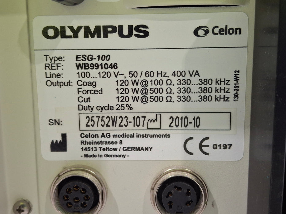 Olympus Olympus ESG-100 Electrosurgical Unit Electrosurgical Units reLink Medical
