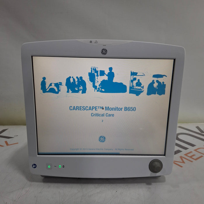 GE Healthcare GE Healthcare Carescape B650 Critical Care Patient Monitor Patient Monitors reLink Medical