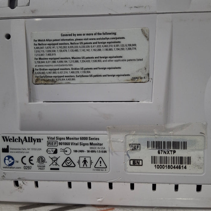 Welch Allyn Welch Allyn Connex 6700 - Nellcor SpO2, SureTemp, Printer Vital Signs Monitor Patient Monitors reLink Medical