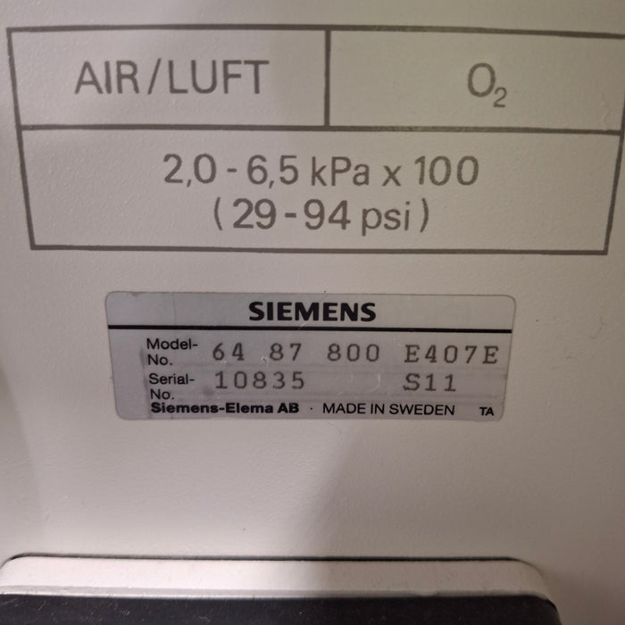 Maquet Maquet Servo I Ventilator Respiratory reLink Medical