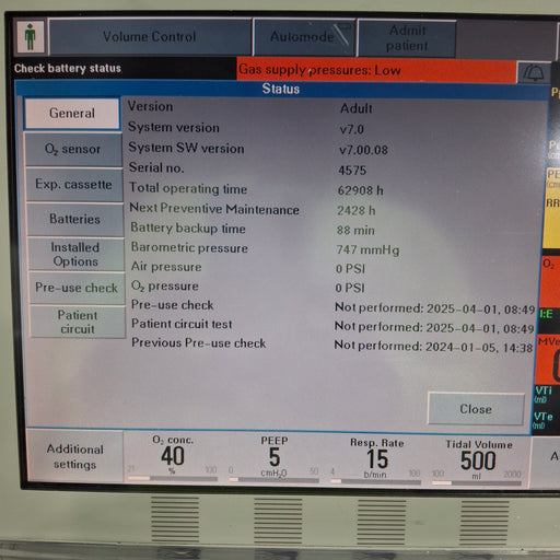 Maquet Maquet Servo I Ventilator Respiratory reLink Medical