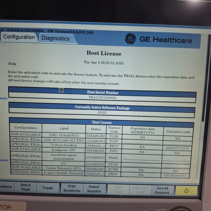 GE Healthcare GE Healthcare Carescape B650 Neonatal Care Patient Monitor Patient Monitors reLink Medical