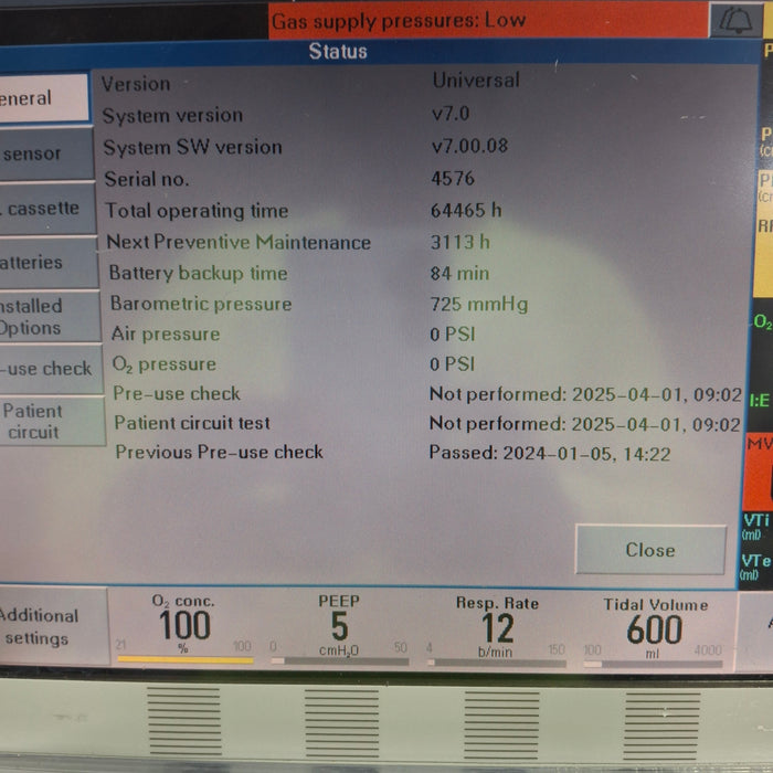 Maquet Maquet Servo I Ventilator Respiratory reLink Medical