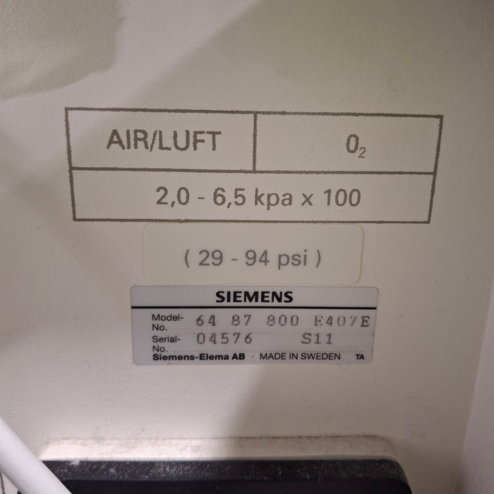 Maquet Maquet Servo I Ventilator Respiratory reLink Medical