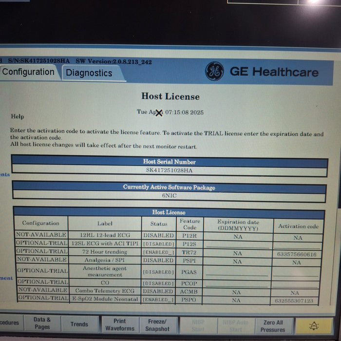 GE Healthcare GE Healthcare Carescape B650 Neonatal Care Patient Monitor Patient Monitors reLink Medical