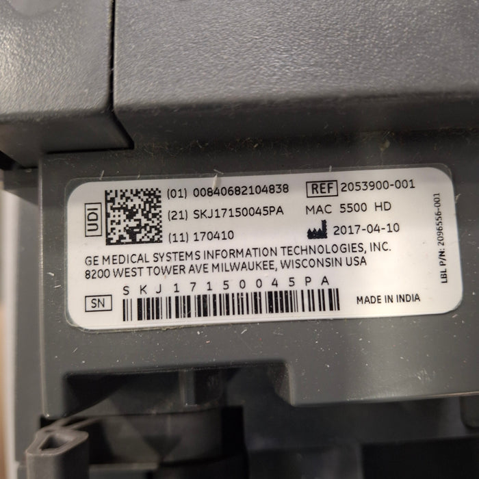 GE Healthcare GE Healthcare MAC 5500 HD ECG without CAM Module Cardiology reLink Medical