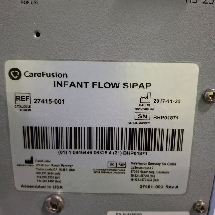 CareFusion CareFusion Infant Flow SIPAP Ventilation System Respiratory reLink Medical