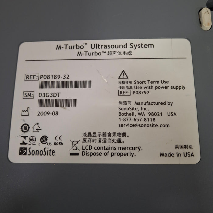 Sonosite M-Turbo Ultrasound
