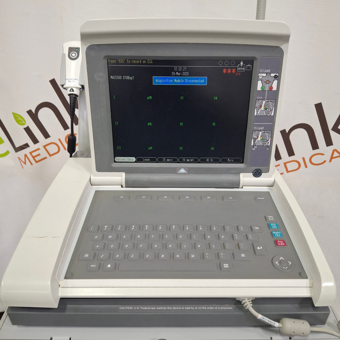 GE Healthcare GE Healthcare MAC 5500 HD ECG without CAM Module Cardiology reLink Medical