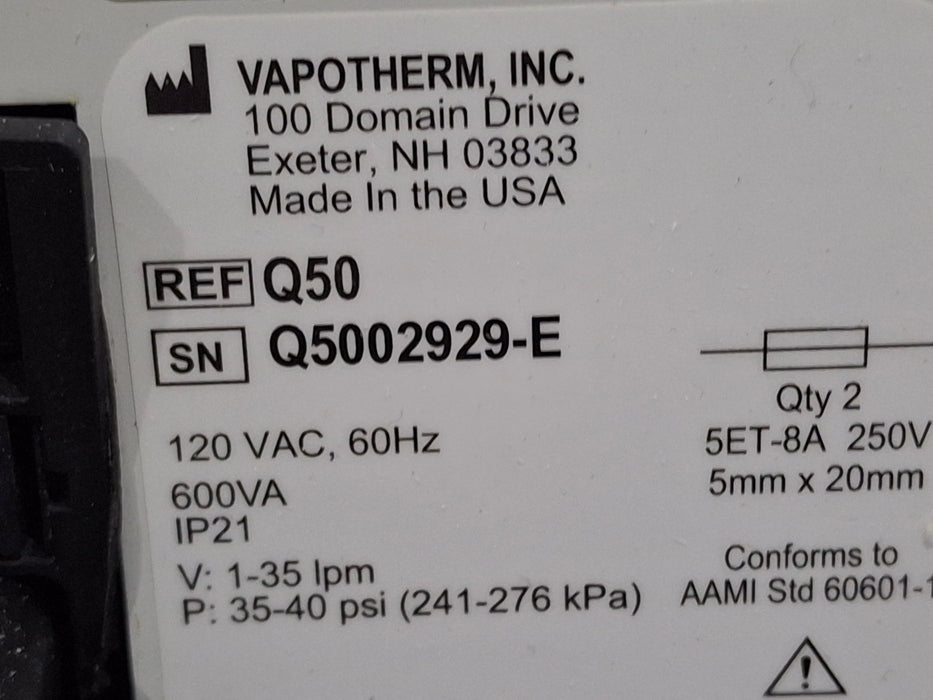 Vapotherm Vapotherm Precision Flow Plus Meter Humidifier Respiratory reLink Medical