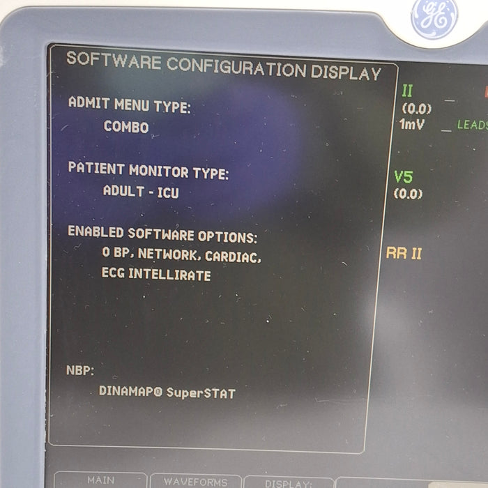 GE Healthcare GE Healthcare Dash 5000 - Masimo SpO2 Patient Monitor Patient Monitors reLink Medical