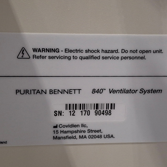 Puritan Bennett Puritan Bennett 840 Ventilator Respiratory reLink Medical