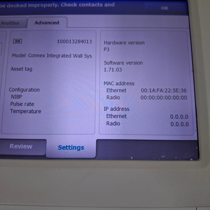 Welch Allyn Welch Allyn 84XXVE Connex Integrated Wall System Patient Monitors reLink Medical