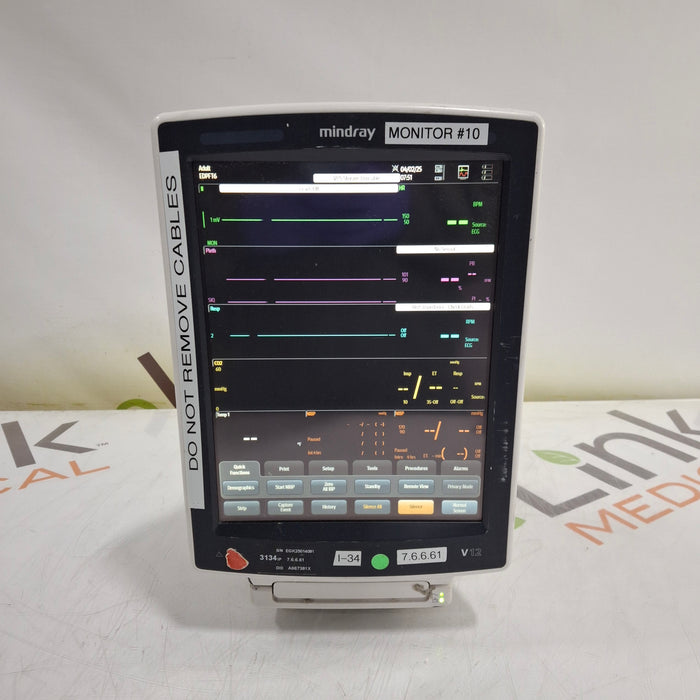 Mindray Mindray V12 Bedside Patient Monitor Patient Monitors reLink Medical