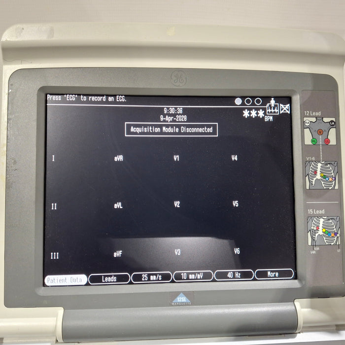 GE Healthcare GE Healthcare MAC 5000 ECG without CAM Module Cardiology reLink Medical