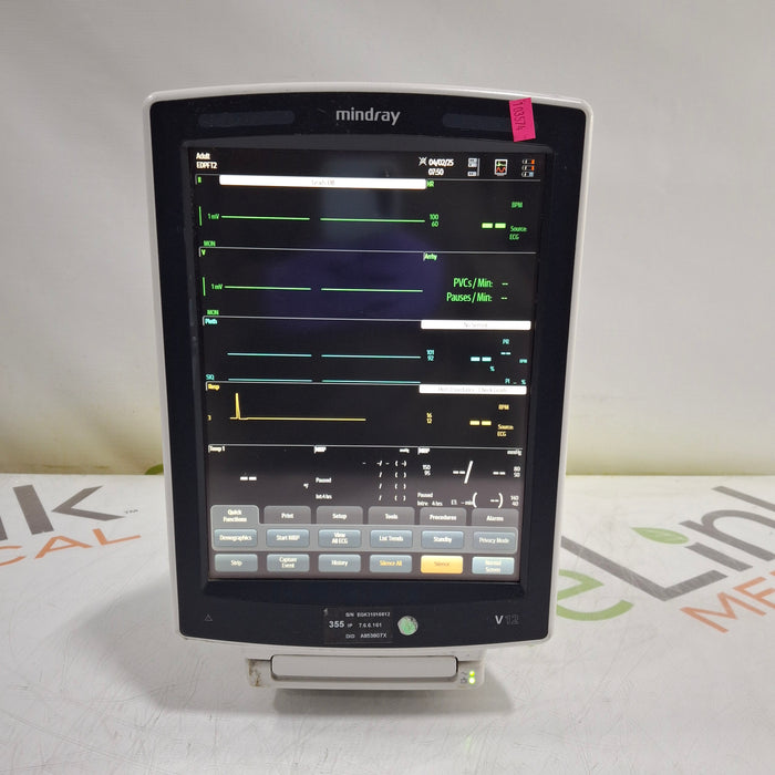 Mindray Mindray V12 Bedside Patient Monitor Patient Monitors reLink Medical
