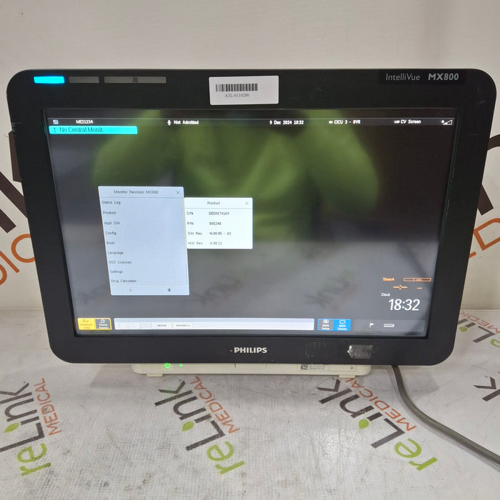 Philips Philips MX800 Bedside Patient Monitor Patient Monitors reLink Medical