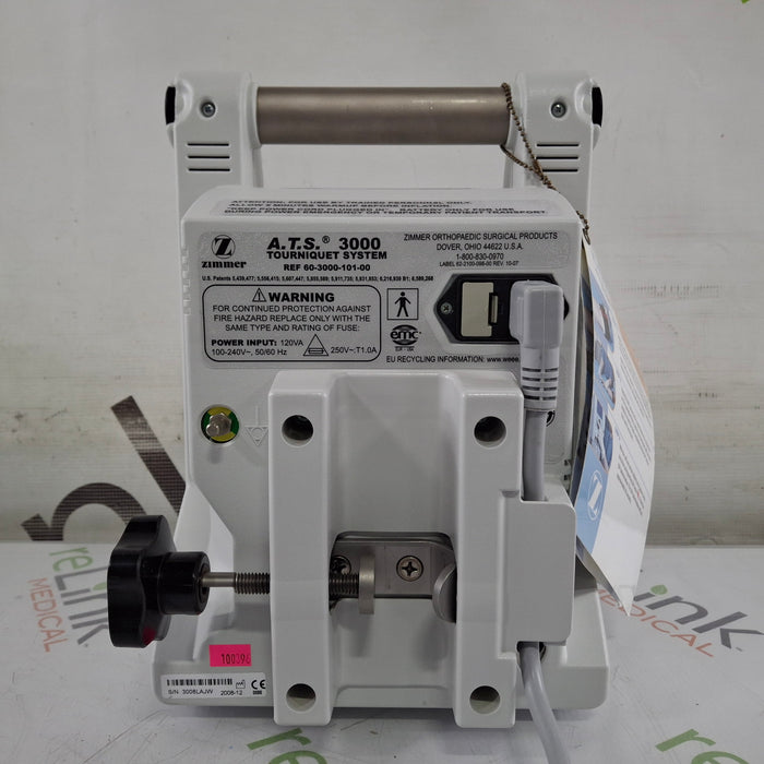 Zimmer Zimmer ATS 3000 Automatic Tourniquet System Surgical Equipment reLink Medical