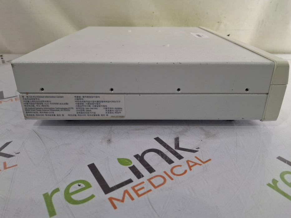 GE Healthcare GE Healthcare MP100D CIC Pro Carescape Central Station Patient Monitors reLink Medical