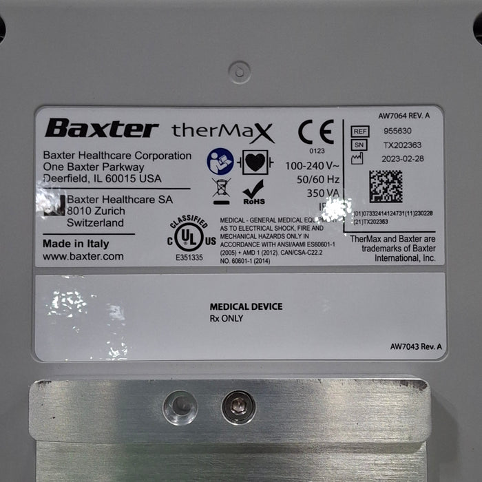 Baxter therMaX Blood Warmer
