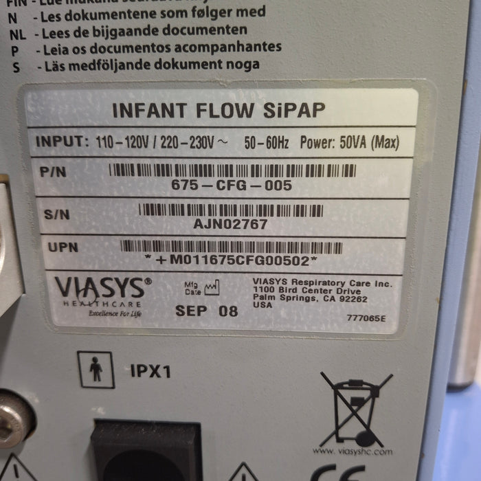 CareFusion CareFusion Infant Flow SIPAP Ventilation System Respiratory reLink Medical