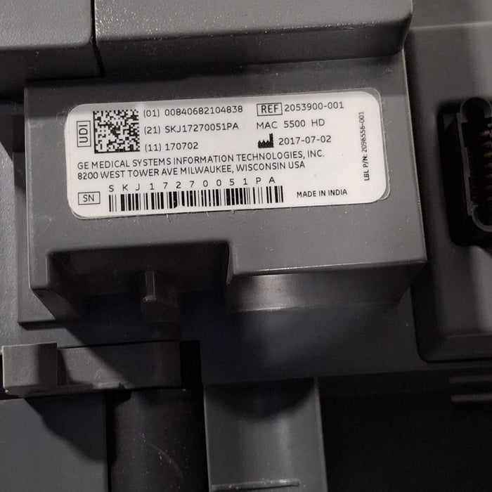 GE Healthcare GE Healthcare MAC 5500 HD ECG without CAM Module Cardiology reLink Medical