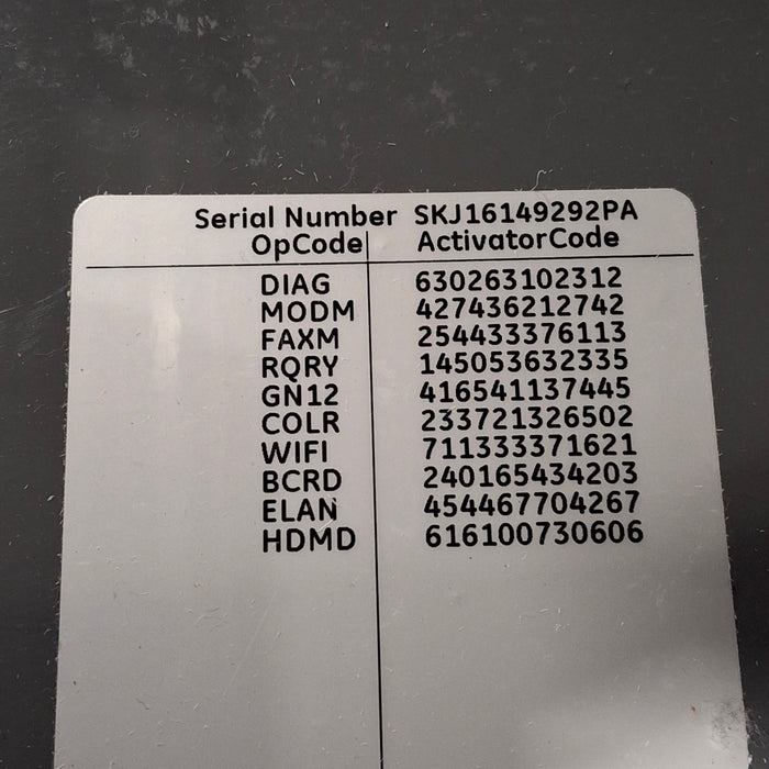 GE Healthcare MAC 5500 HD ECG without CAM Module