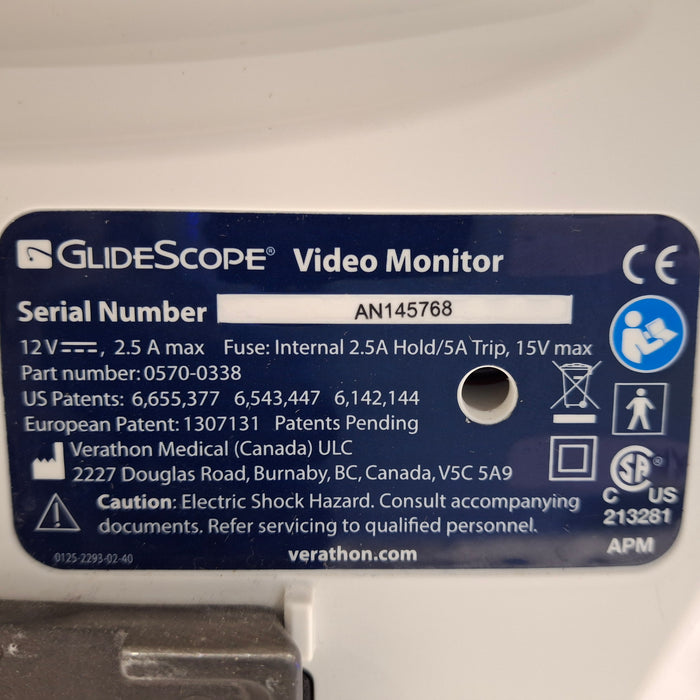 Verathon Medical, Inc Verathon Medical, Inc Glidescope Video Laryngoscope Surgical Equipment reLink Medical