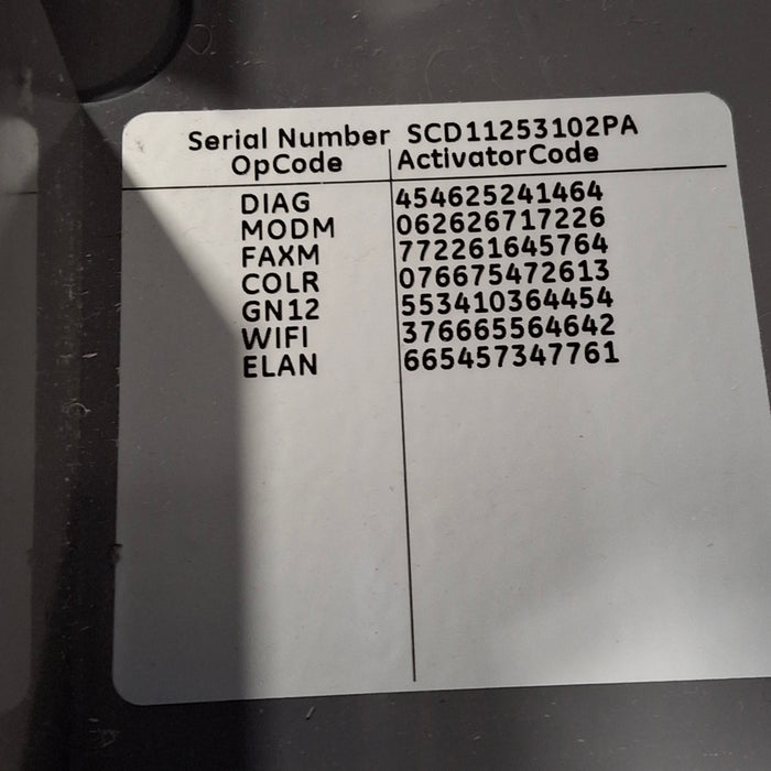 GE Healthcare MAC 5500 ECG with CAM Module