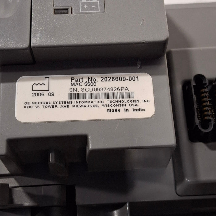 GE Healthcare GE Healthcare MAC 5500 HD ECG without CAM Module Cardiology reLink Medical