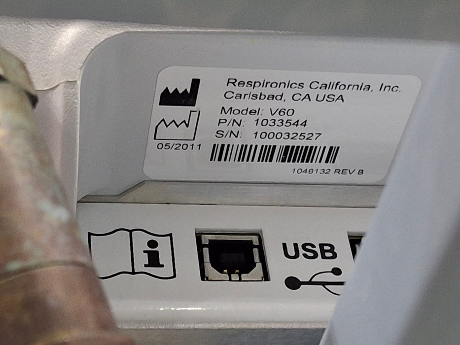 Philips Philips Respironics V60 BiPAP Ventilator Respiratory reLink Medical