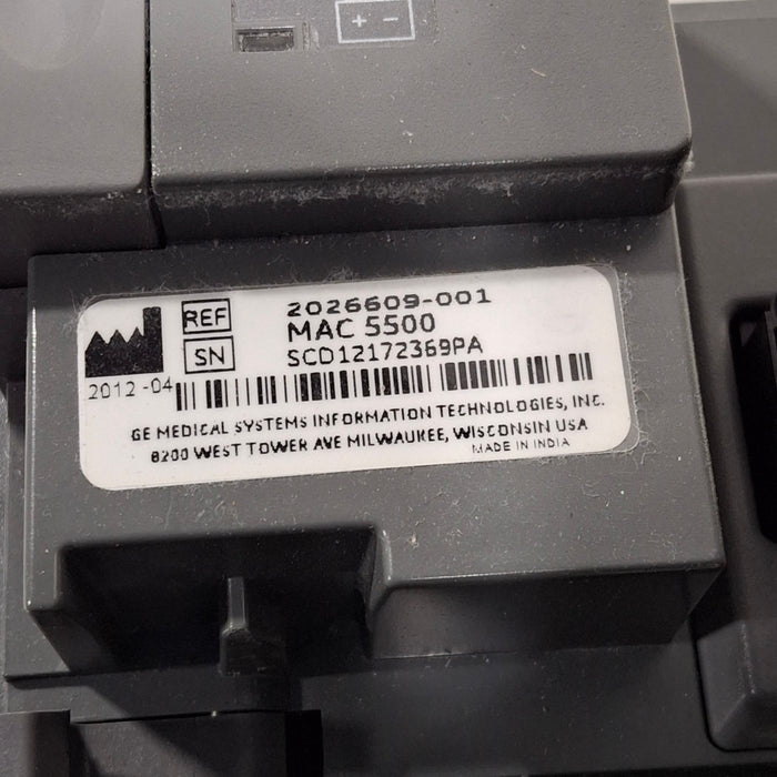 GE Healthcare GE Healthcare MAC 5500 ECG with CAM Module Cardiology reLink Medical