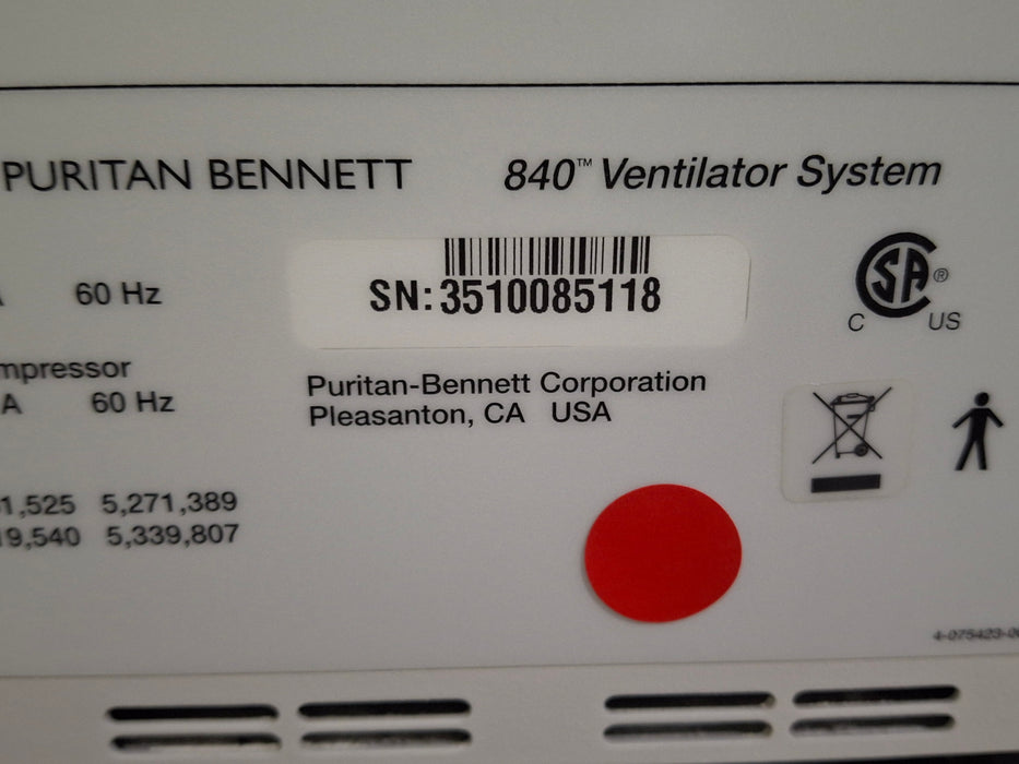 Puritan Bennett Puritan Bennett 840 Ventilator Respiratory reLink Medical