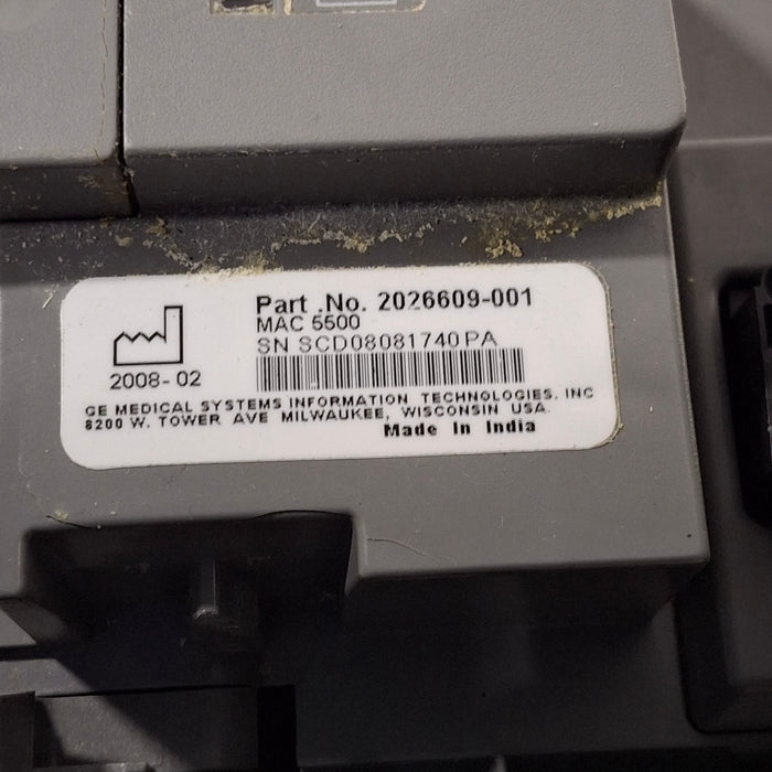 GE Healthcare GE Healthcare MAC 5500 ECG with CAM Module Cardiology reLink Medical