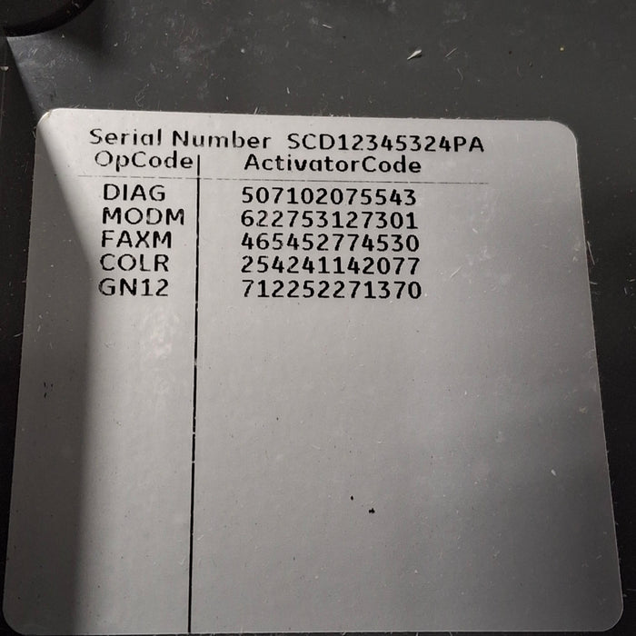 GE Healthcare GE Healthcare MAC 5500 ECG with CAM Module Cardiology reLink Medical