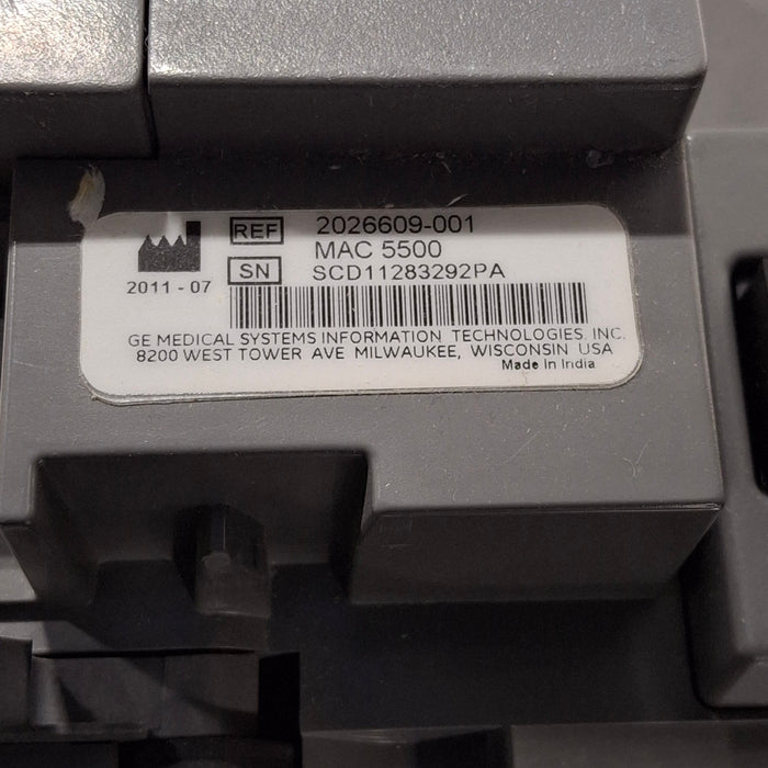 GE Healthcare GE Healthcare MAC 5500 ECG with CAM Module Cardiology reLink Medical