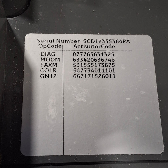 GE Healthcare GE Healthcare MAC 5500 ECG with CAM Module Cardiology reLink Medical