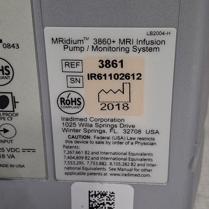 Iradimed MRidium 3861 MRI Infusion Pump