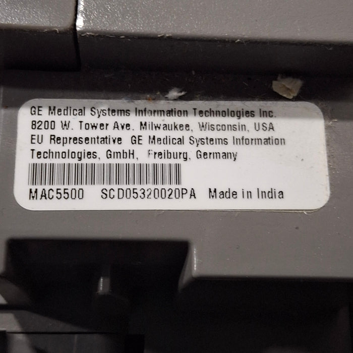GE Healthcare GE Healthcare MAC 5500 ECG with CAM Module Cardiology reLink Medical