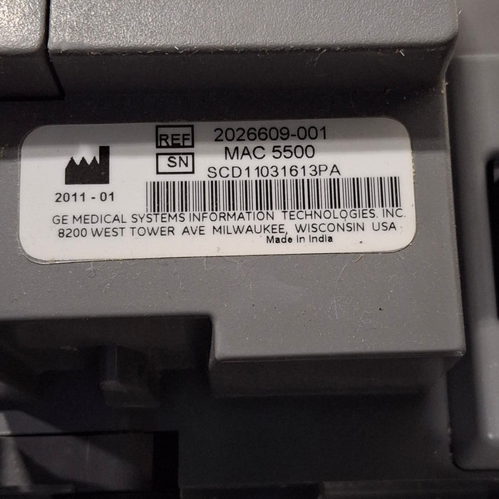 GE Healthcare GE Healthcare MAC 5500 ECG with CAM Module Cardiology reLink Medical